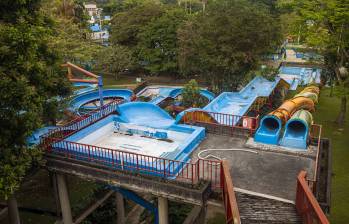 Imagen del Parque de las Aguas, espacio que se vio afectado por los turbios contratos, según la SIC. Foto: EL COLOMBIANO