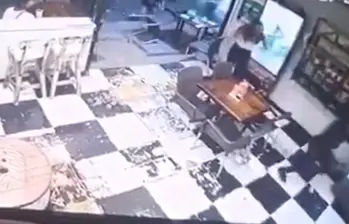 Autoridades investigan ataque con ácido en Génova, Quindío. FOTO: Captura de pantalla 