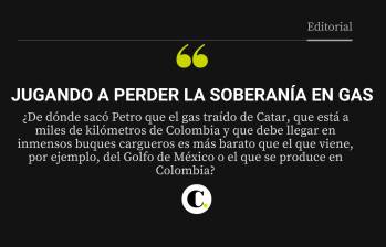 Jugando a perder la soberanía en gas