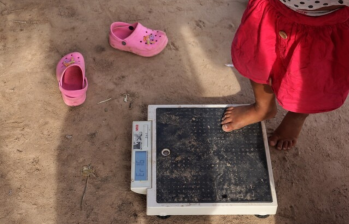 El 84% de los casos de desnutrición en La Guajira corresponde a niños y niñas de comunidades indígenas. FOTO: Colprensa
