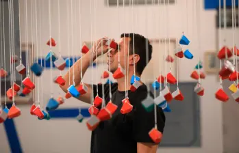 Vista de Señal abierta: lenguajes del arte actual, exposición que explora los archivos y conceptos del arte experimental en Colombia. FOTOS Esneyder Gutiérrez