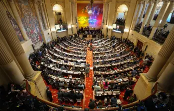 Instalación del Congreso este domingo 20 de julio. FOTO: Presidencia.