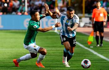 Ángel Di María fue considerado uno de los mejores jugadores en el duelo contra Bolivia. FOTO: GETTY