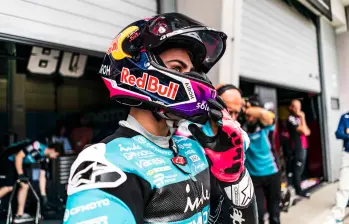 David Alonso sigue con la recuperación de su mano derecha para la competencia del fin de semana en República Checa. FOTO CORTESÍA ASPAR TEAM 