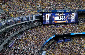 Más de 80.000 personas asistieron al MetLife de Nueva York. Se estima que el 70% eran ecuatorianos. FOTO: X LaTri
