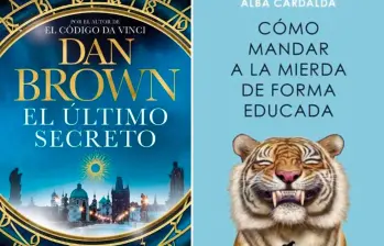 La novela de Brown y el libro de Cardalda fueron los títulos más comprados por los colombianos durante 2025. Foto: Cortesia