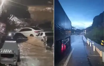 Una emergencia invernal se registró en la madrugada de este lunes en el municipio de Melgar, Tolima. FOTOS: Capturas de video