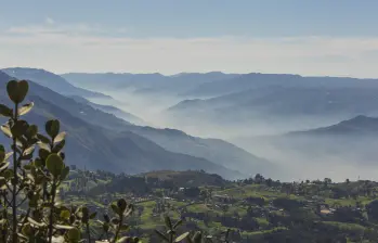 El Páramo Las Baldias, límite entre Bello y Medellín. FOTO: EL COLOMBIANO