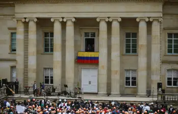 La Casa de Nariño asumirá su seguridad únicamente con apoyo de las Fuerzas Militares colombianas, tras el retiro del respaldo de EE. UU. FOTO: AFP