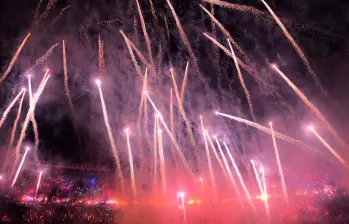 Recibimiento de los hinchas a Racing en el partido frente a Flamengo por la semifinal de la Copa Libertadores. Foto: GETTY. 