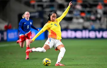 Mayra Ramírez y Linda Caicedo lideran la Selección Colombia femenina mayores que se mide este lunes a Corea del Sur, en su segundo duelo amistoso. FOTO: GETTY