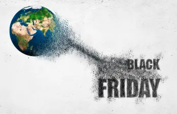 Las compras masivas del Black Friday impulsan un aumento de empaques, transporte y desechos que intensifican la contaminación ambiental en todo el mundo. FOTO Getty