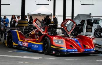 Este es el LR01, el auto de carreras que representará a Colombia en la gran final Latinoamericana de Hot Wheels Legends Tour 2026. FOTO Colprensa