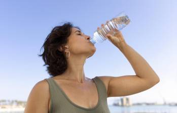La recomendación de ingesta de agua es de 3,7 litros de agua en hombres y 2,7 litros en mujeres, según la Organización Mundial de la Salud (OMS). Foto: Freepik