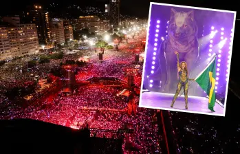 Shakira en Copacabana. Foto: cortesía Kevin Mazur