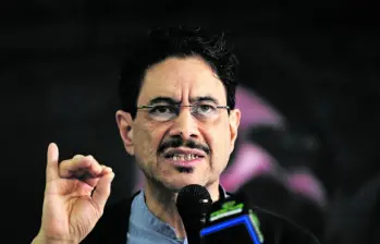  Cepeda lideró este sábado un acto político en Tunja, acompañando al candidato del Pacto Histórico a las elecciones atípicas de esa ciudad (Photo by Luis ACOSTA / AFP)