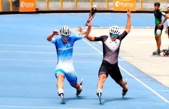 Patinadores de 126 clubes disputan las pruebas de patinaje de velocidad en el patinódromo Guillermo León Botero. FOTO Fedepatín 