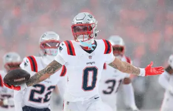 Christian González, figura de los New England Patriots que estará en el Super Bowl. FOTO: GETTY