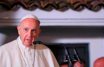 El Papa Francisco se ha visto envuelto en varias polémicas relacionadas con declaraciones de homofobia en los últimos días. FOTO: COLPRENSA 