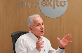 Carlos Mario Giraldo Moreno, gerente de Grupo Éxito Colombia anunció su retiro de la compañía a partir del 30 de junio. FOTO Manuel Saldarriaga
