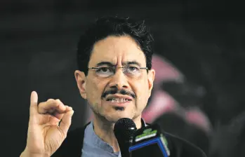 Iván Cepeda Castro, candidato presidencial del Pacto Histórico. FOTO: AFP.