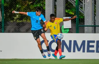 El seleccionado colombiano suma cuatro puntos en la tabla de posiciones del Sudamericano de la categoría. Empató con Ecuador y venció a Chile. Foto: 
