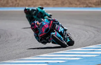 El motociclista colombo-español David Alonso ha tenido un año lleno de altibajos en lo que va de 2026. Foto: tomada del x de @AsparTeam