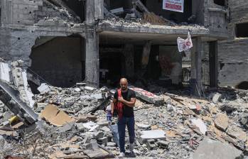 Desde octubre del año pasado, los bombardeos han afectado a la población civil en Gaza. FOTO: GETTY
