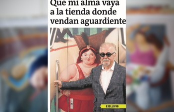 Facsímil de la portada del periódico EL COLOMBIANO de febrero de 2015. FOTO EL COLOMBIANO