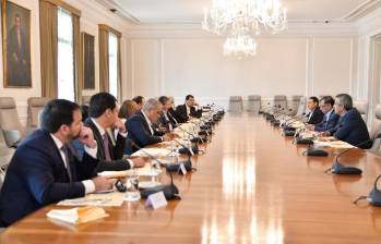 Reunión del Gobierno de Gustavo Petro con voceros del Partido de la U el 15 de agosto en la Casa de Nariño. FOTO: Cortesía Presidencia