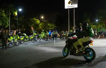 Los piques de las motos en Las Palmas se han convertido en un dolor de cabeza para las autoridades. El Colombiano / Esneyder Gutiérrez Cardona