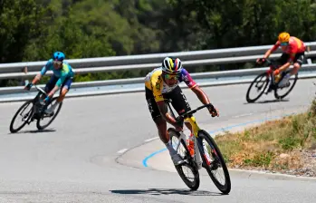 Egan Bernal ya ganó el Tour en 2019. Ahora busca un triunfo de etapa y ya está entre los diez mejores de la presente edición. FOTO GETTY
