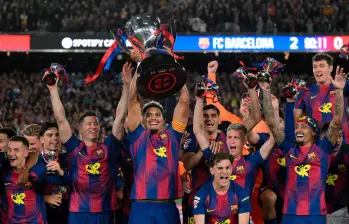 El Barcelona hizo una campaña por encima de los 90 puntos: lleva 91 y aún puede sumar más. FOTO GETTY
