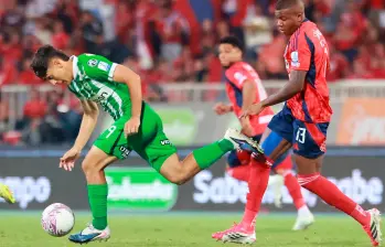 DIM y Nacional se enfrentan en el Atanasio. FOTO CAMILO SUÁREZ