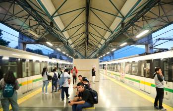 En la estación Madera del metro, ya fueron adecuados los primeros espacios en los que se excavaran los fosos para unos nuevos ascensores. FOTO: Cortesía Metro de Medellín