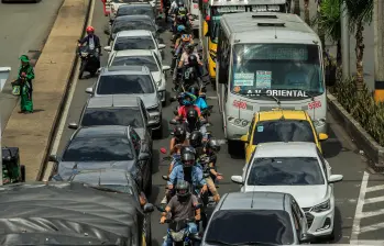 imagen de una vía de la ciudad donde aplica el Pico y Placa. Foto: Andrés Camilo Suárez Echeverry