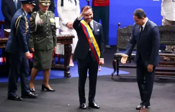 Ya el Arena USC se encuentra listo para la ceremonia de posesión de Abelardo de la Espriella. Fotos: Colprensa