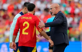 Será la primera vez en 16 participaciones mundialistas de España que no figure ningún jugador del Real Madrid en la lista de convocados. Dani Carvajal, el gran ausente. FOTO GETTY