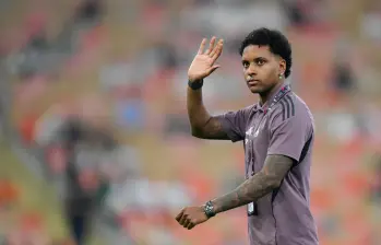 El brasileño Rodrygo sufrió una rotura de ligamentos y de menisco por lo que se pierde el resto de la temporada y el Mundial de Norteamérica. FOTO: GETTY