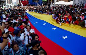 Las marchas y contramarchas son habituales en Venezuela, muchas de ellas terminan en disturbios. FOTO DE ARCHIVO: GETTY.