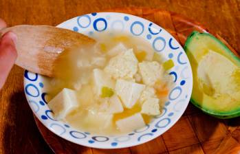 Mote de queso que destaca por su combinación de ñame, suero costeño, ajo, cebolla y el tradicional queso costeño. FOTO: GETTY