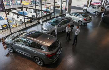 La venta de carros repuntó en mayo, según cifras de Fenalco y la Andi. FOTO Manuel Saldarriaga