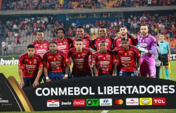 Independiente Medellín es segundo en el Grupo A con 7 puntos. Estudiantes se ubica tercero con seis. FOTO Manuel Saldarriaga Quintero.