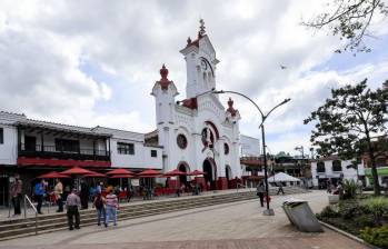 Imagen de referencia de la iglesia del municipio de Guarne, en el Oriente antioqueño. FOTO EL COLOMBIANO. 