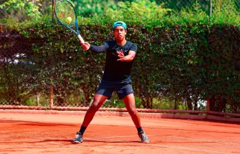 Juan Miguel Bolívar tuvo un exitoso debut en el Abierto de Australia Junior. FOTO FEDECOLTENIS