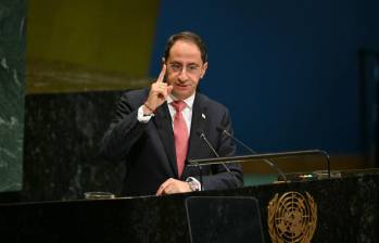 Habla el vicepresidente en las Naciones Unidas. Foto: AFP