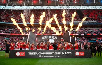 Arsenal ha gadado todas las finales de la Comunnity Shield que ha disputado. FOTO TWITTER @Arsenal