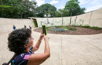 Al Jardín Botánico se puede llegar en metro, la estación Universidad está a un minuto de la entrada principal. FOTO: EL COLOMBIANO