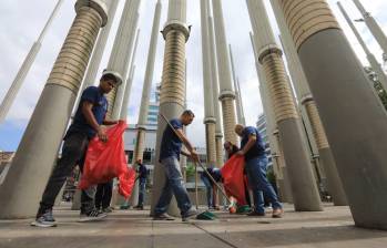 Habitantes de y en calle en proceso de resocialización deben realizar distintas actividades para demostrar que quieren seguir su recuperación. FOTO: ESNEYDER GUTIÉRREZ