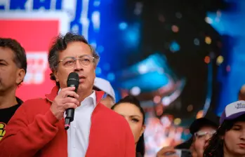 Gustavo Petro prometió mantener la movilización social en las calles. FOTO CORTESÍA 